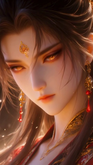 国风长发汉服女神