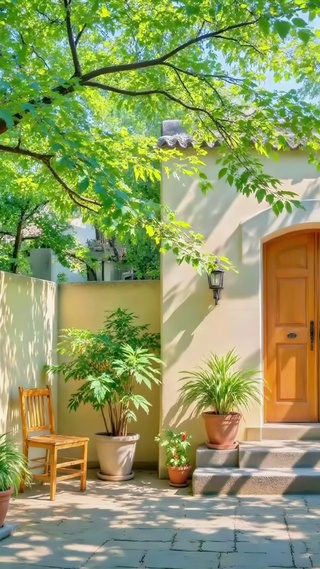 夏日小院