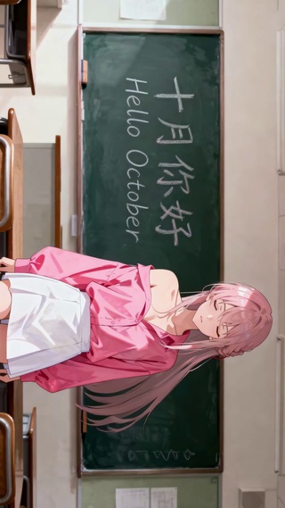 十月清纯美少女