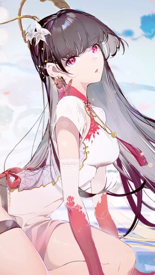 可爱性感旗袍美女3d动态