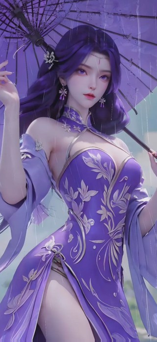 【4K】撑伞云曦