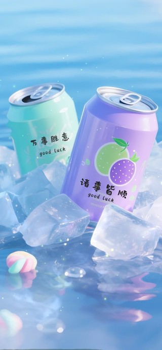 清新冰爽饮料