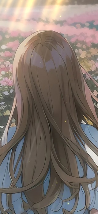 治愈女孩背影