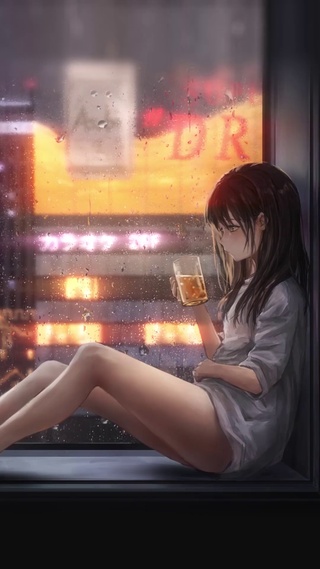 雨天和啤酒很配吧
