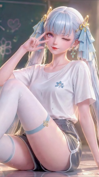毕业季教室美少女今汐