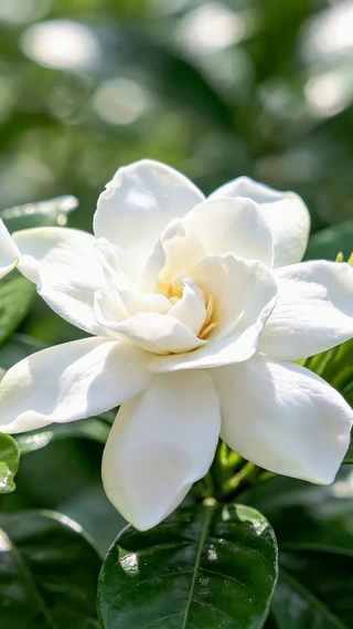 盛开栀子花