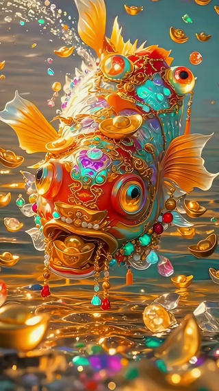 彩色好运锦鲤②