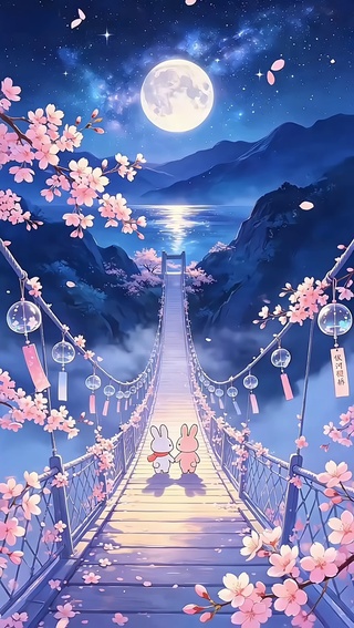 月下团圆
