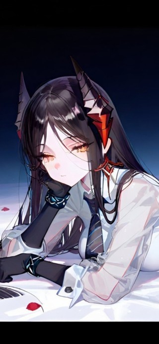 趴着的黑丝jk少女-伊内丝