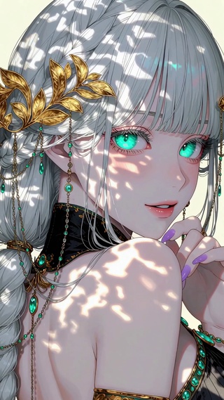 二次元惊艳美女