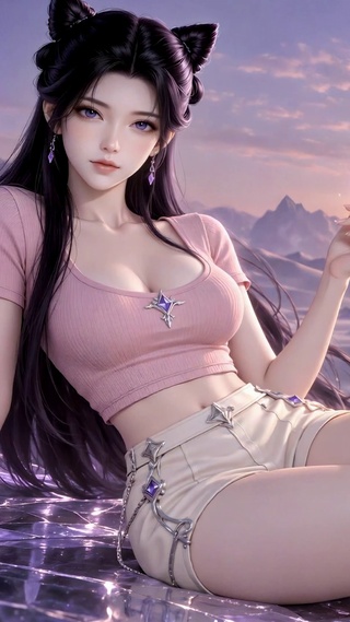 紫晶幻境猫耳美女