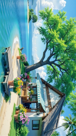 4K海边小筑