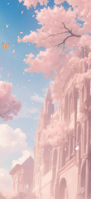 粉色浪漫樱花