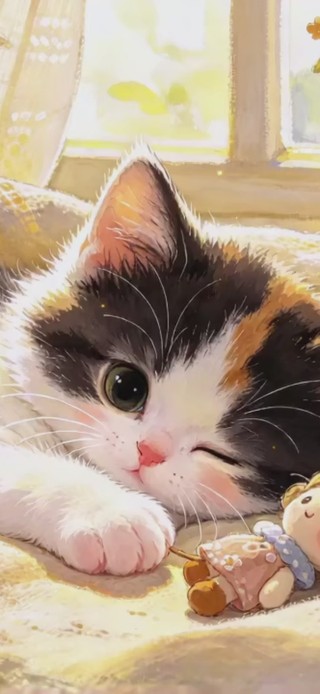 午后的花猫