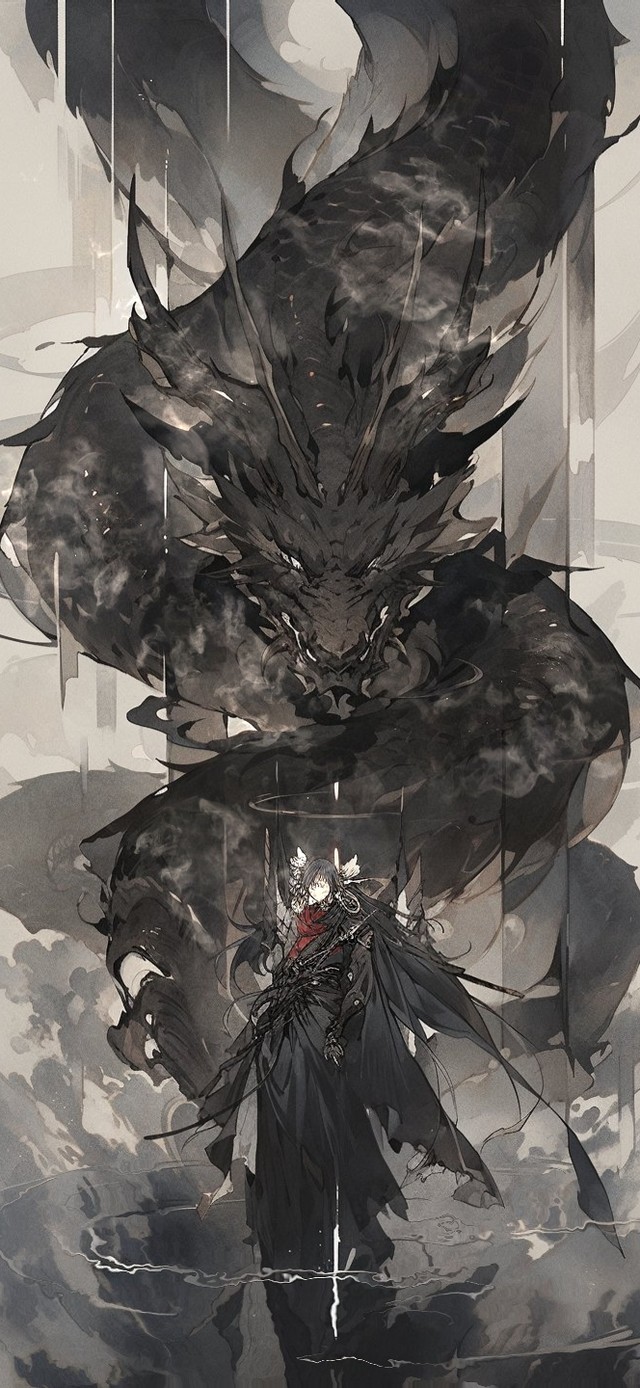 4K 人柱力-墨影暗焱龙