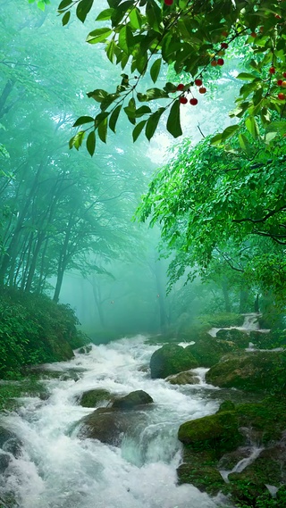 乡间流水