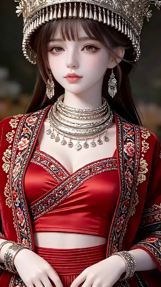 精致少数民族少女