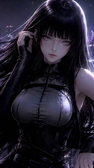 夜色霓虹少女