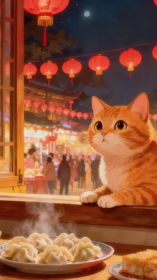 除夕夜的猫