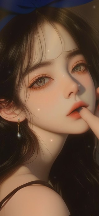 蝴蝶结少女