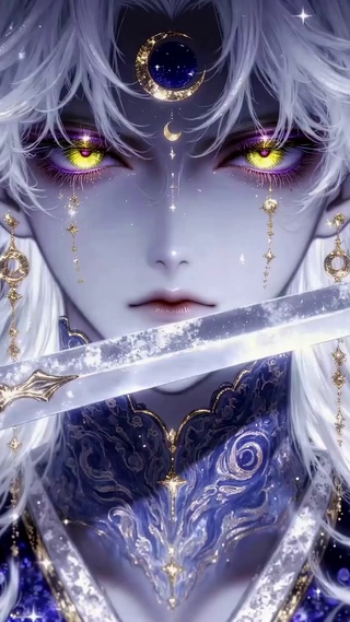 炫酷星空精灵二次元武士