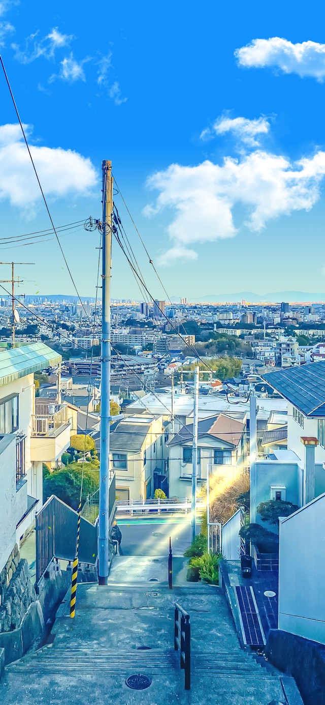 4K唯美治愈日系城市街道