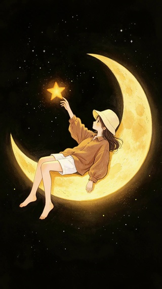 摘星星的女孩