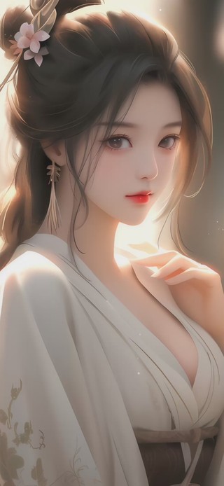 唯美可爱国风美女