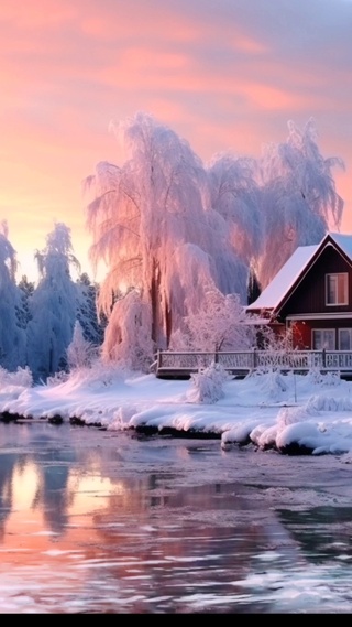 冬日雪景