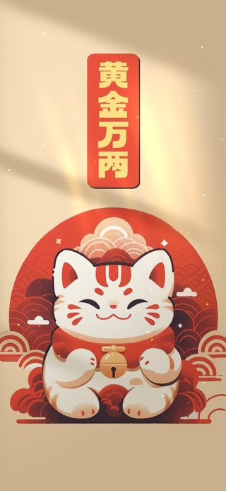 招财猫 黄金万两