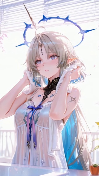 镜前晨光少女-卡提希娅