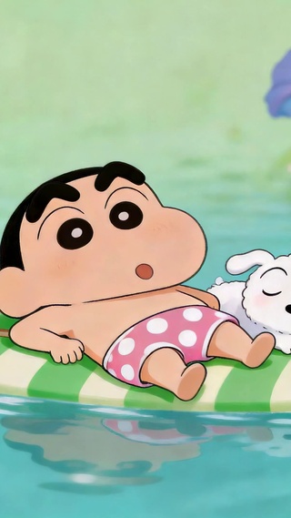 蜡笔小新夏日水上休闲