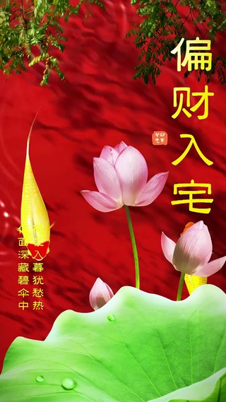 偏财入宅
