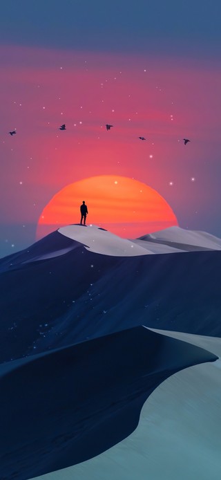 沙漠星空