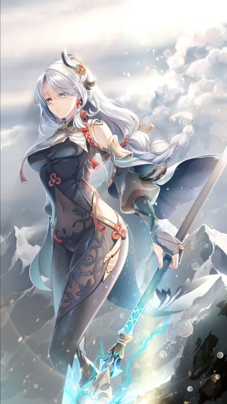 超好看申鹤小姐姐4k