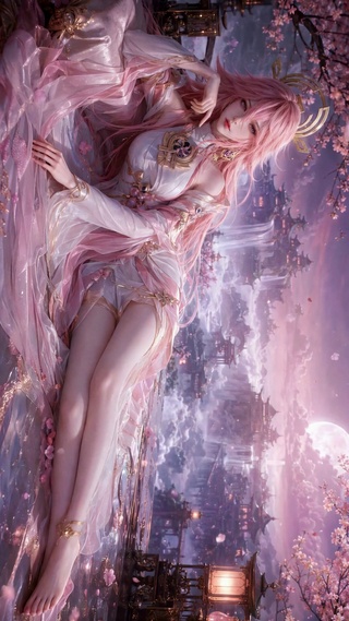 樱花月夜女神八重神子