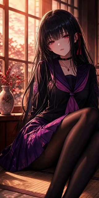 晚窗绯瞳