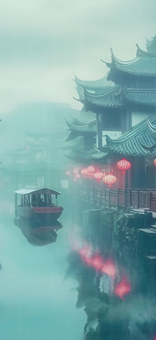 水乡烟雨