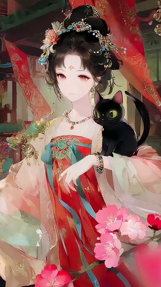 鬼市花魁与猫宠