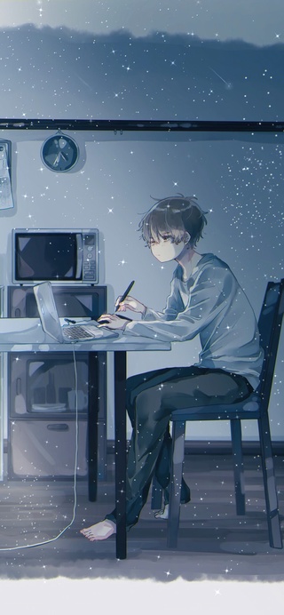 安静少年-简约风