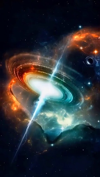 星空壁纸系列之超级黑洞