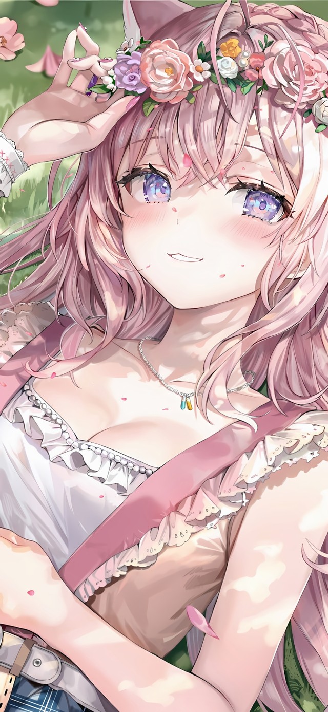花中狐耳少女