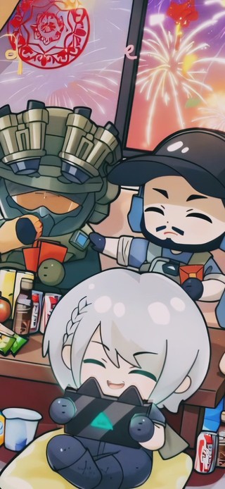 战斗之余过大年