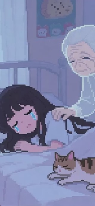 想念奶奶的女孩