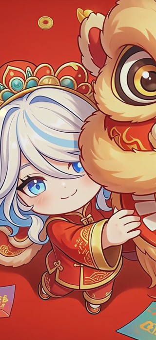 舞狮少女芙宁娜