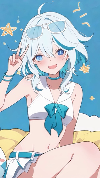 简单的夏日海滩