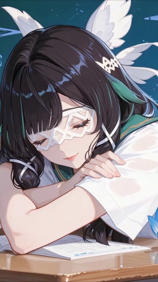 课桌女孩哥伦比娅