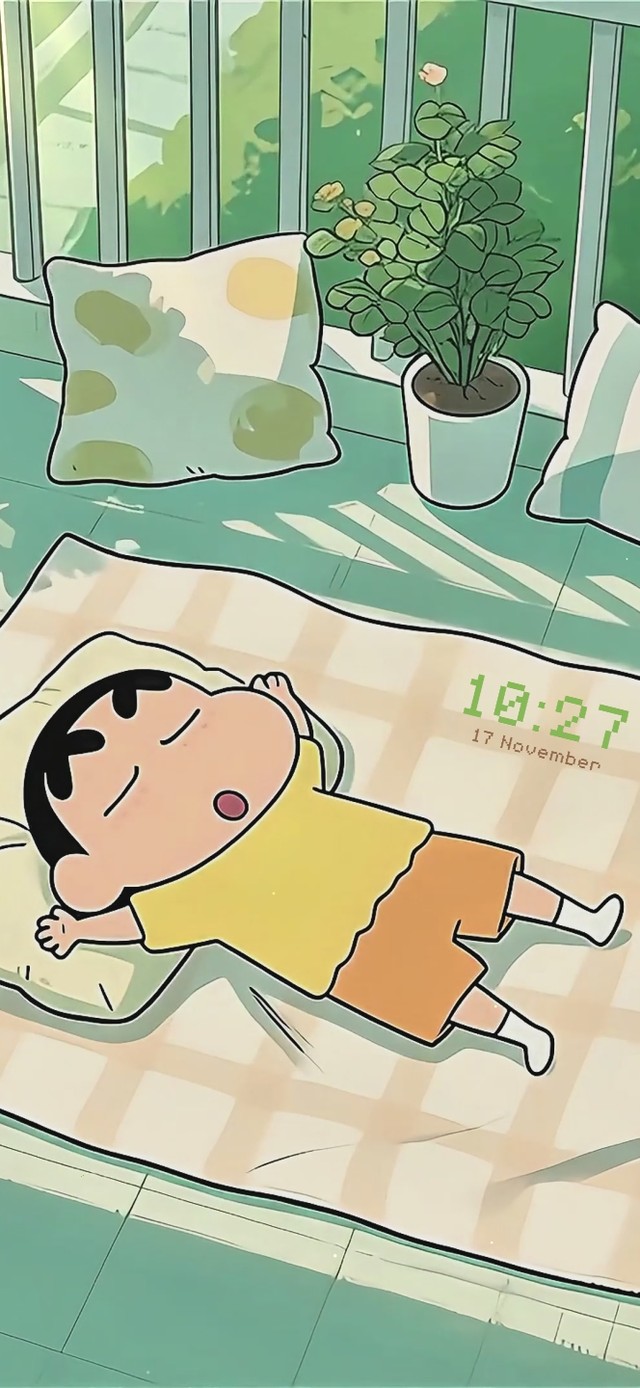 治愈小新阳台小憩