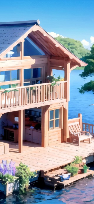 湖中治愈小屋