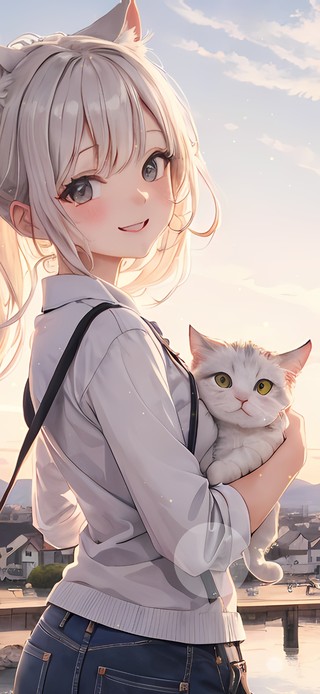 4k阳光猫系少女
